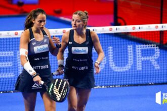 World padel tour in las jugadoras without top padel