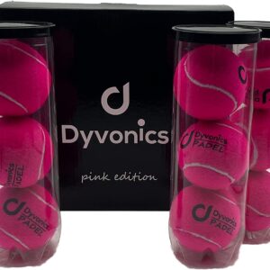 Dyvonics – Palline da padel (3 x 3 pezzi), edizione limitata (rosa)