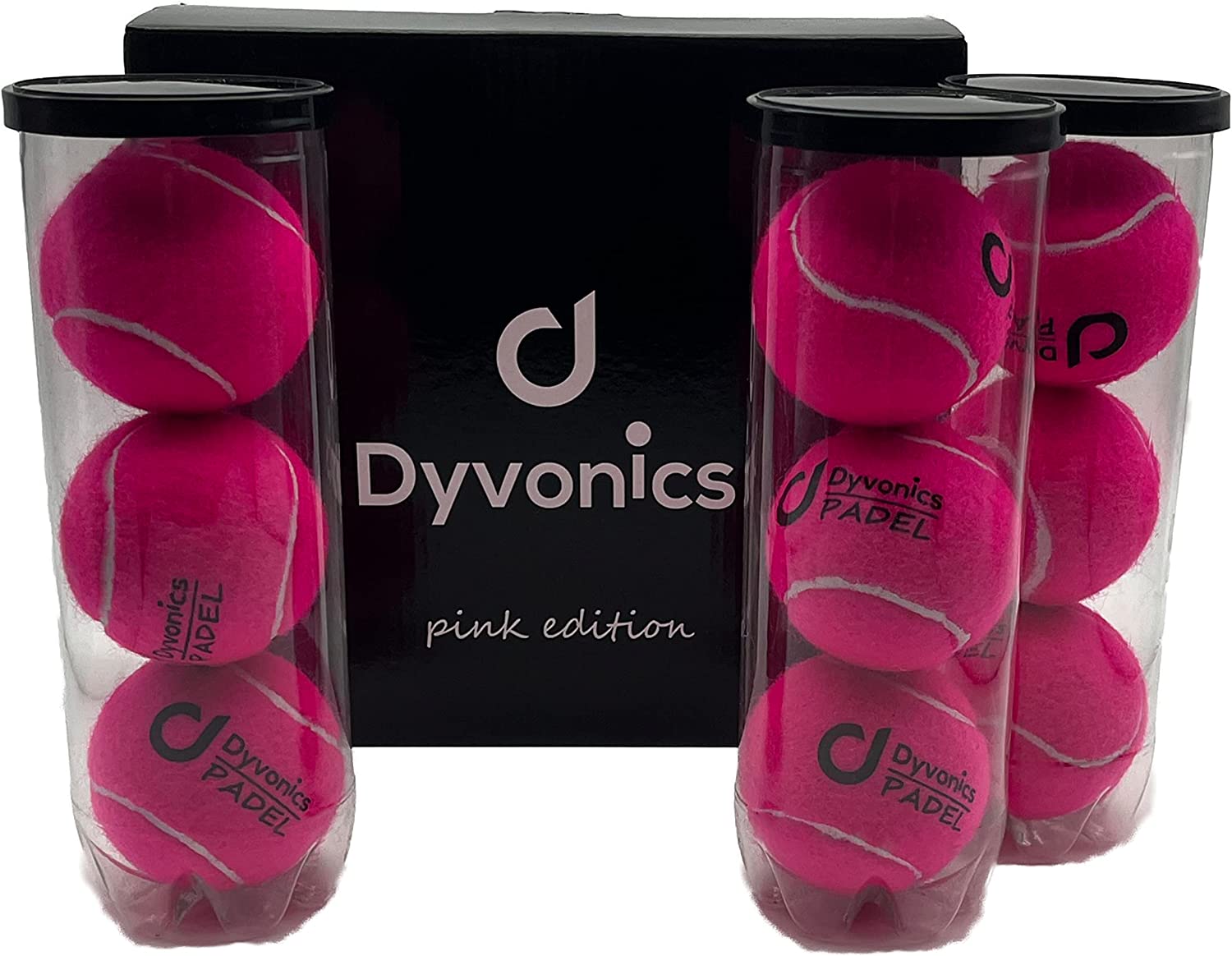 Dyvonics – Palline da padel (3 x 3 pezzi), edizione limitata (rosa)