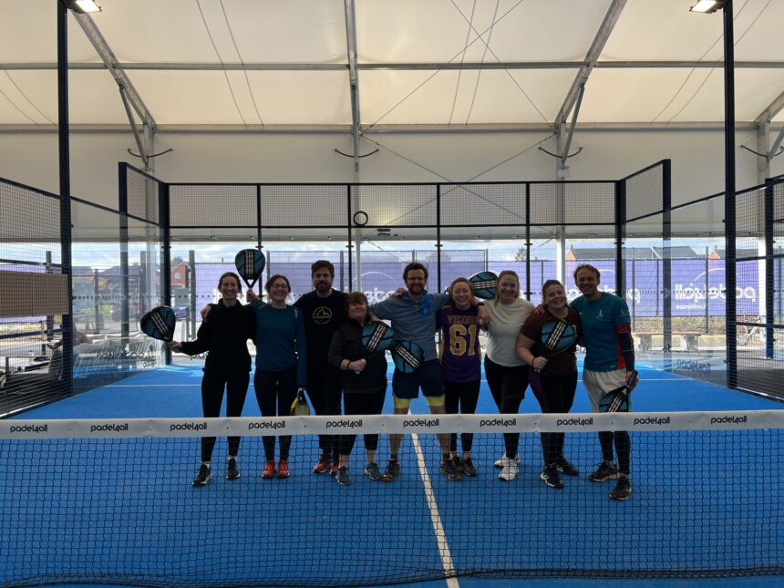 Southmead Hospital Charity tries padel for the first time!